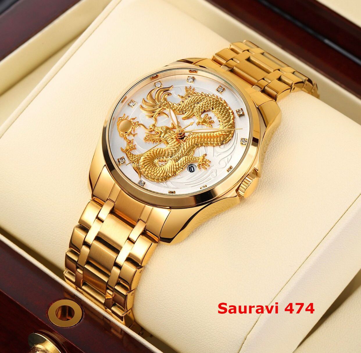 Golden Colored Watch